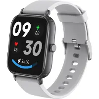 Jewelrywe Smartwatch mit Telefonfunktion, 1,95" HD-Touch Screen Fitnessuhr mit Pulsmesser SpO2 Schlafmonitor Schrittzähler Wasserdicht 100+ Sportmodi