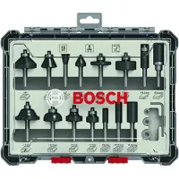 Bosch Accesorios Holzbohrer-set Für Schaftfräser 6 Mm 15 Einheiten