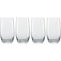 HP Bierglas SCHOTT-ZWIESEL "Bierbecher For you 330 ml 4er Set transparent", bunt (transparent), B:6,9cm H:12cm Ø:6,9cm, Glas, Trinkgefäße, Bierglas, Spülmaschinengeeignet