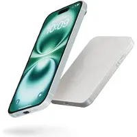 ZENS Pro 1 Slim, 5000 mAh, Kabelloses Aufladen, 3,85 V, Weiß