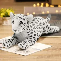 Merkloos Pluche Witte Luipaard – 60 cm