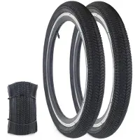 Merkloos 20-Zoll-Fahrradreifen mit Innenmantel, 20 x 2,125, Set mit 2 Stück