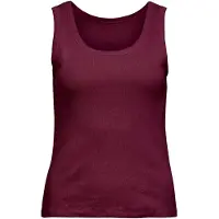 Object Klassisches Geripptes Tanktop Lila L