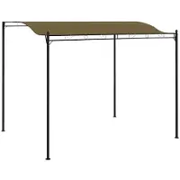 Selius Pavillon, 3 x 2 Meter, mit Polyesterdach, ein robuster Unterstand für den Außenbereich
