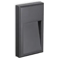 Ideal Lux Wandleuchten Febe-2 Metall Wandlampen Anthrazit Led 6W 3000K Warmes Licht