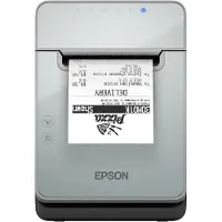 Epson TM-L100 (111): USB + Ethernet + Lightning, Black, PS, EU, Liner-Free, Thermische Leitung, 203 x 203 DPI, Kabelgebunden, Schwarz, Grau