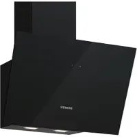 Siemens Kopffreihaube "LC65KDF61", Energieeffizienz: B, schwarz, B:59cm H:30,9cm T:39,9cm, Dunstabzugshauben, LED-Beleuchtung und Doppelfiltersystem für frische Küchenluft, Kopffreihaube