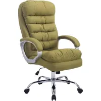 BellaFurn Ergonomischer XXL-Bürostuhl - Bürostuhl - Pflegefreundlicher Stoff UpleCholsthery | Farbe: Grün