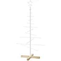 Syfax Metall-Weihnachtsbaum mit Ständer KUOPIO 120 cm Stahl Weiß
