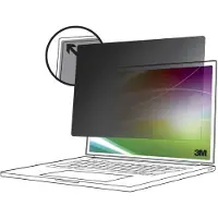 3M Bright Screen Privacy Filter for 35,56cm 14Zoll Full Screen Laptop 16:10 BP140W1E