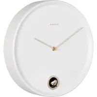Karlsson Wanduhr Kuckucksuhr Esencia Cuckoo Weiß
