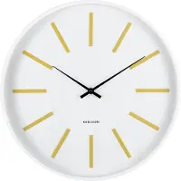 Karlsson - Wanduhr Arruga Retro - Weiß - 40x40x5,5 cm