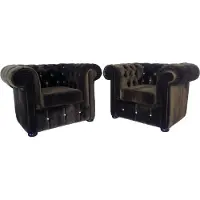 AEA Sessel Couch Sofa Fernsehsessel Lounge Polster Chef Büro Drehsessel Chester 13