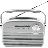 Soundmaster TR480SI, Tragbar, Analog, FM, 3 W, 3,5 mm, Silber