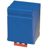 Gebra Box aus ABS-Ku. blau, 236x315x200mm neutral m. Gebotszeichen