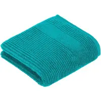 Vossen Handtuch "Tomorrow", grün (oceanic), B:50cm L:100cm, Webfrottier, Baumwolle, Handtücher, Handtuch