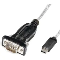 Roline USB - Seriell Konverter-Kabel, Typ C - RS232, schwarz, 1,8 m