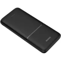 Deltaco PB-C1007, 10000 mAh, Lithium Polymer (LiPo), 20 W, Schwarz