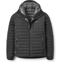 Rab - Microlight Windstopper Hoody - Daunenjacke Gr M grau/schwarz