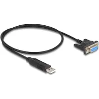 DeLOCK 67381, 0,5 m, USB A, USB 2.0, Schwarz