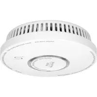 Alecto SDX10 Rauch- und Kohlenmonoxidmelder 10 Jahre Batterie und Sensor Weiß