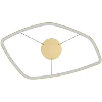 Eglo LED-Hängeleuchte Vallerosa in Messing