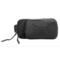 Chiemsee Gürteltasche "Herren, Damen TRACK "N" DAY", Damen, Gr. B/H/T: 17cm x 10cm x 3cm onesize, schwarz, Kunstfaser, unifarben, Taschen Gürteltasche