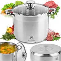 Karl Hausmann SOLID Großer Induktionstopf 11,1L Edelstahl Hoch