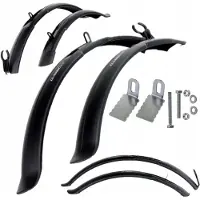 Simpla CLASSIC MTB Fahrradschutzbleche für 24-26 Zoll Räder