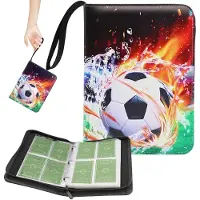 Merkloos Fußball-Sammelkartenalbum mit einer Kapazität für 400 Karten