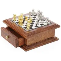 Merkloos Miniatur-Schachspiel – im Maßstab 1:12