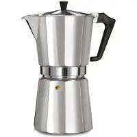 PEZZETTI Italexpress, Mokka-Kanne, 0,7 l, Aluminium, Schwarz, Aluminium, 14 Tassen, 1 Stück(e)