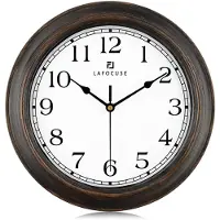 Merkloos Lafocuse Vintage Wanduhr, 30 cm – Stilvoll und dekorativ für Küche und Wohnzimmer