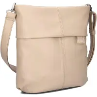 Merkloos Mademoiselle Handtasche – Farbe: Beige – Uni