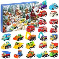 Merkloos Adventskalender mit Autos für Kinder ab 3 Jahren