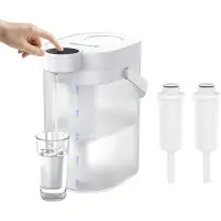 OEM Wasserfilterkanne 4 L mit 2 Filtern, elektrisch, weiß