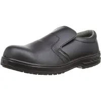 Merkloos Sicherheitsschuhe – Slip-On – Schwarz