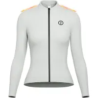 Merkloos Damen-Fleece-Radtrikot für Herbst und Winter