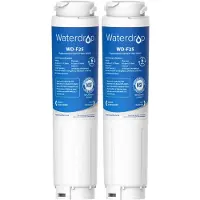 Merkloos 2 Wasserfilter für Kühlschränke, kompatibel mit verschiedenen Marken