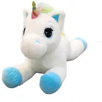 Merkloos Plüsch-Einhorn-Kuscheltier - 38 cm