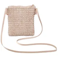 Merkloos Boho-Stroh-Handtasche für Damen