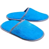 Merkloos Badschuhe aus Baumwolle – Uni, bequeme Hausschuhe