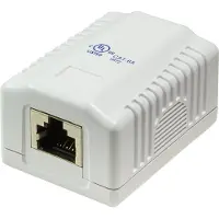 Logilink NP0073, RJ-45, Weiß, 39 mm, 54 mm, 29,5 mm, 45 mm