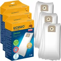WORWO KMB07 Staubsaugerbeutel Synthetik 9 Stück für Kärcher