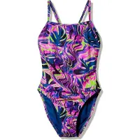 Speedo Printed Web Back Badeanzug