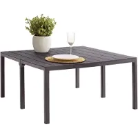 Dmora Gartentisch Varda 292x86x74cm Braun 12 Plätze