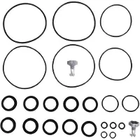 Gistuch 25013 O-Ringe und Entlüftungsventile für Sandfilterpumpen, Gummi-Ersatzdichtungen, Pool-Reparatursatz