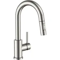 Dripio Keukenkraan mit ausziehbarer Brause, 2 Strahlarten, Edelstahl