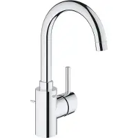 Dripio Wastafelmengkraan L-Size, 32629002, Messing, Chrom, U-Auslauf
