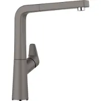 Dripio Küchenarmatur AVONA-S, Vulkan-Grau, Hochdruck, ausziehbar, Messing